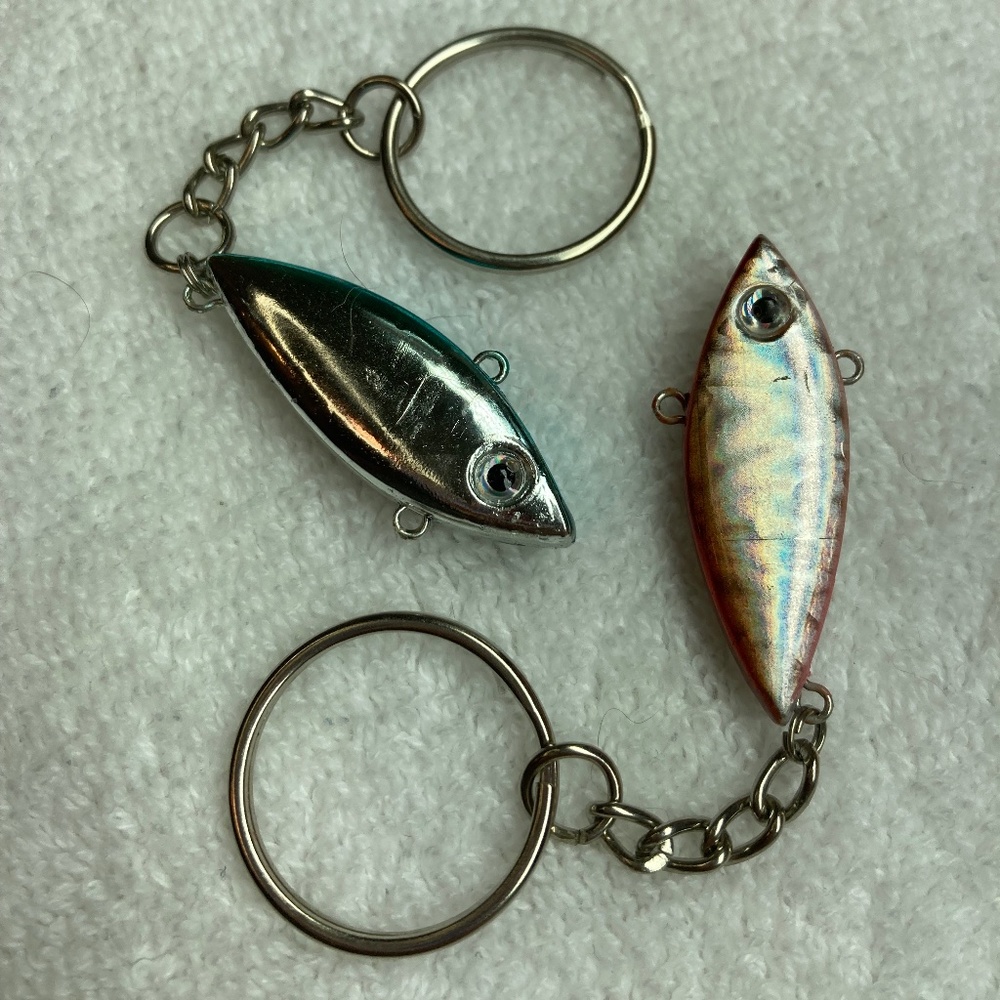 Fish lure keychains